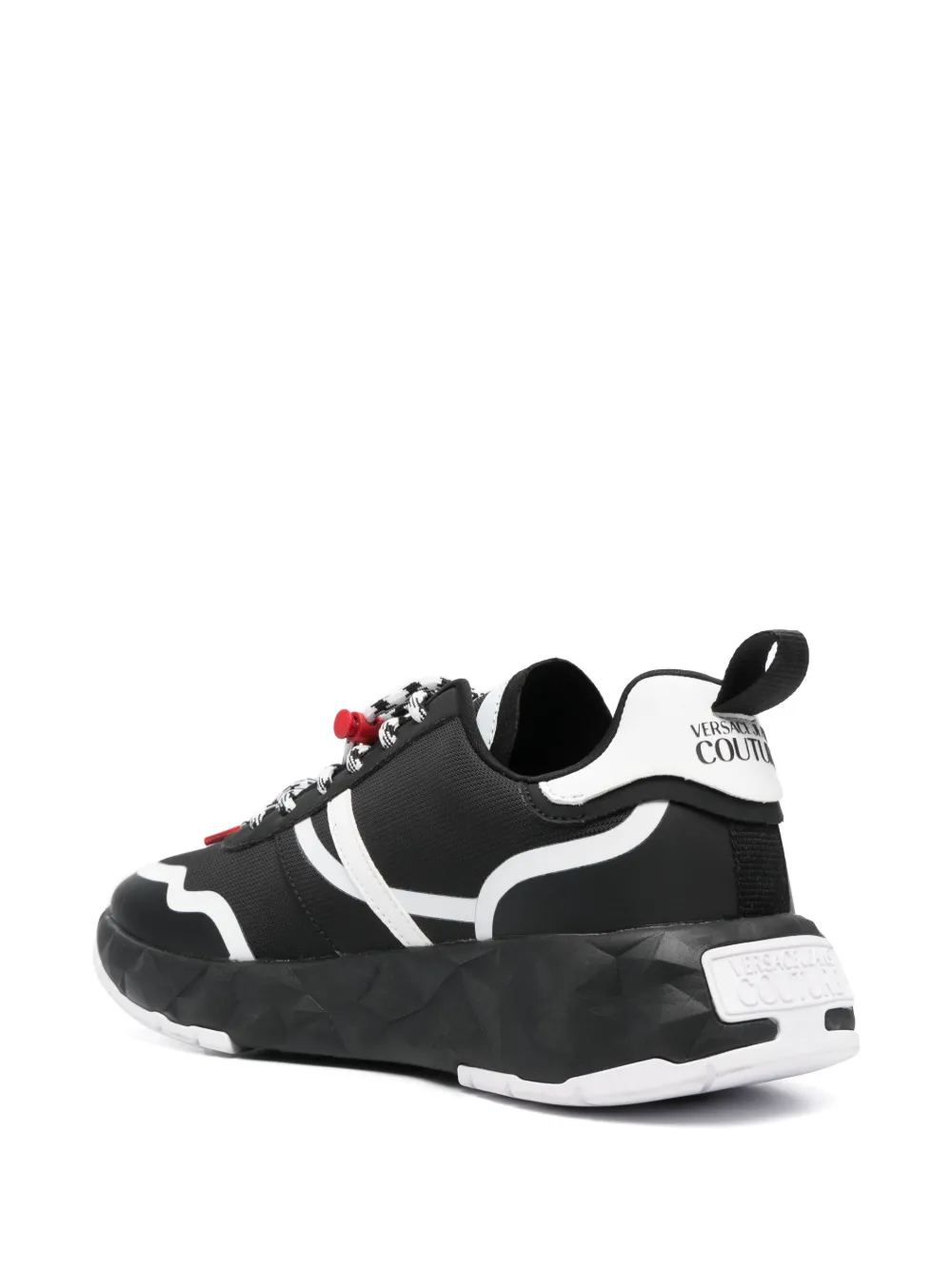 versace jeans couture logo print low top sneakers