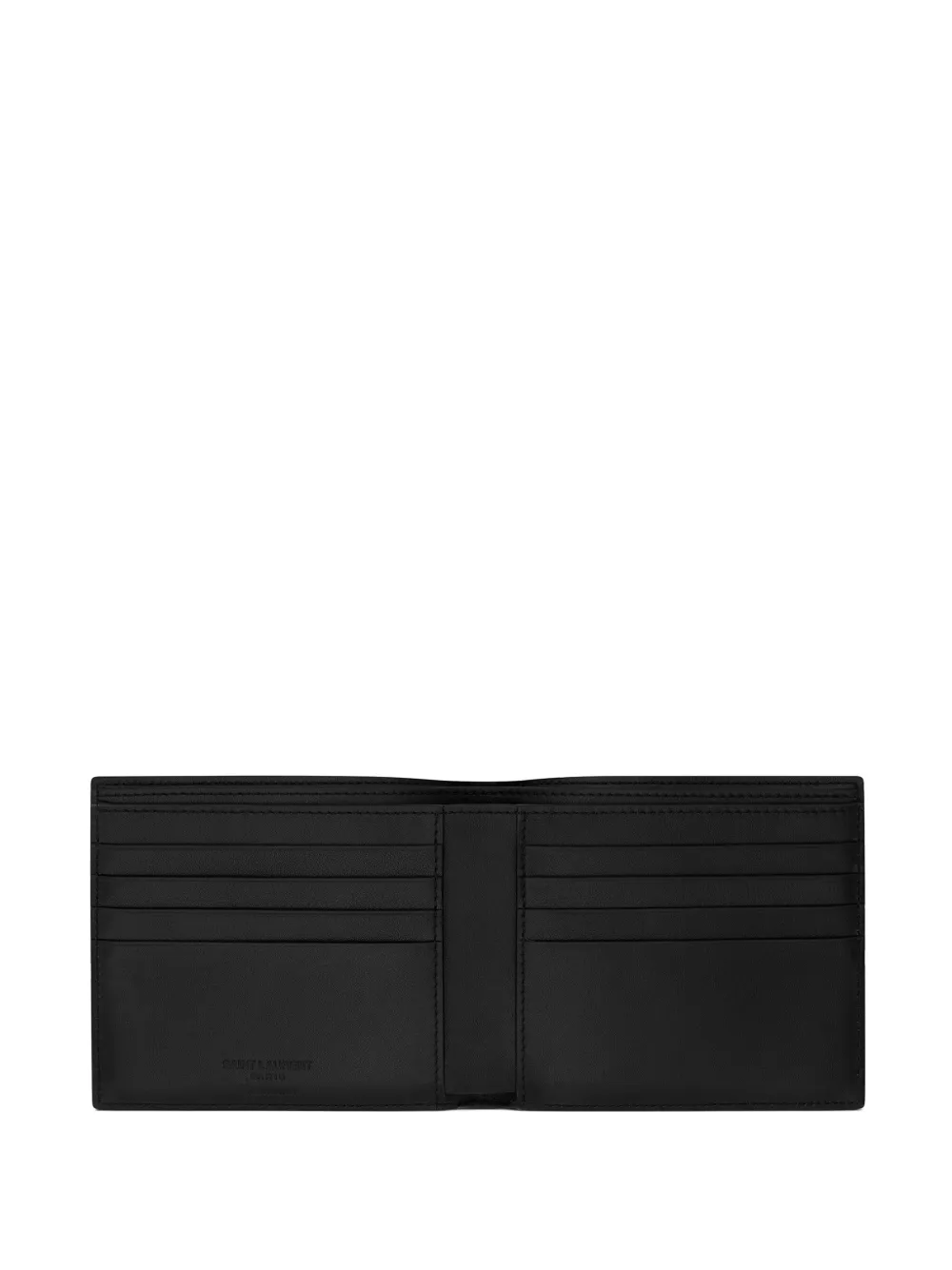 Saint Laurent Leren portemonnee Zwart