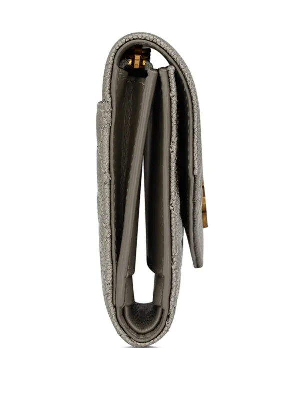Saint laurent tri fold wallet sales
