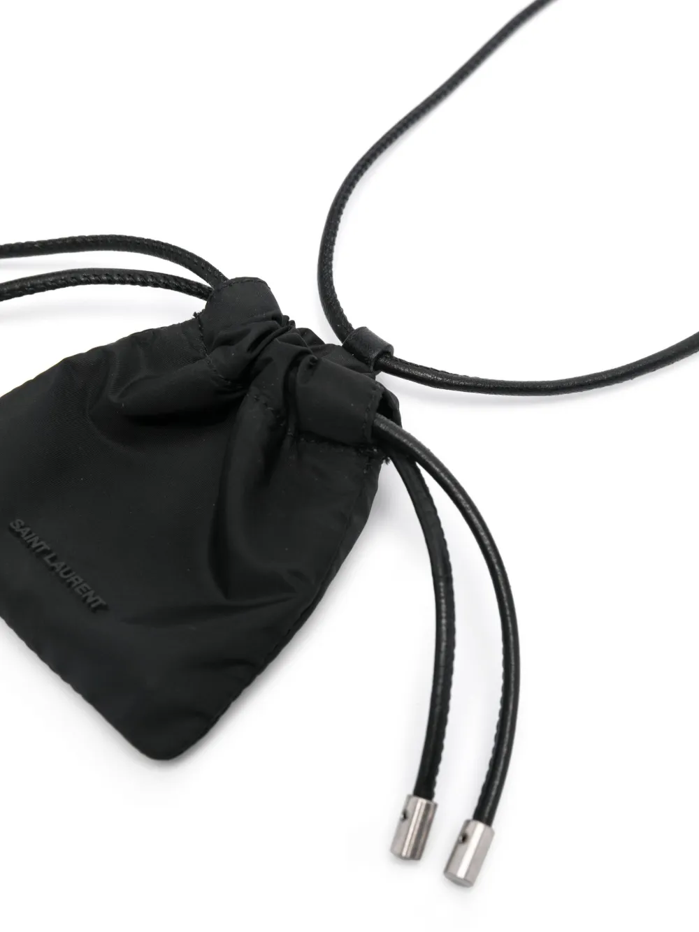 Saint Laurent حافظة AirPods بحروف شعار الماركة | Image 2