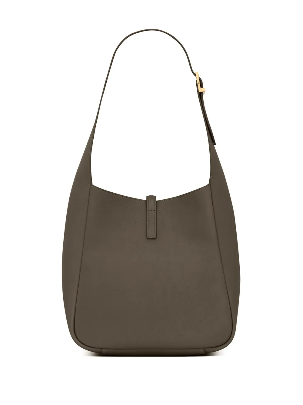 Saint Laurent Le 5 à 7 schoudertas met monogramplakkaat - Bruin