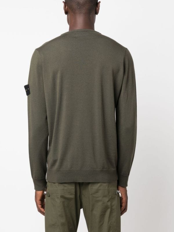 Stone island hot sale jumper olive