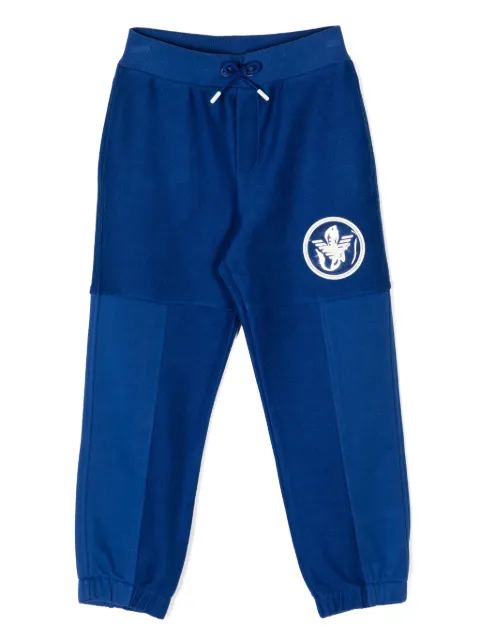 Emporio Armani Kids logo-patch track pants