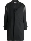 Kiko Kostadinov Solon single-breasted coat - Grey