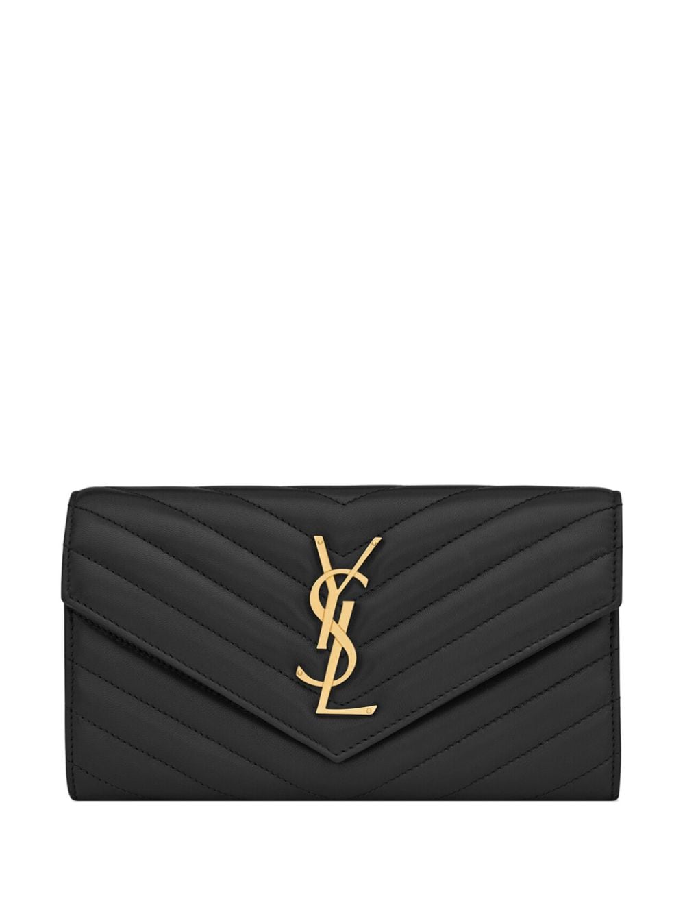 Saint Laurent Cassandre Quilted Leather Wallet - Farfetch