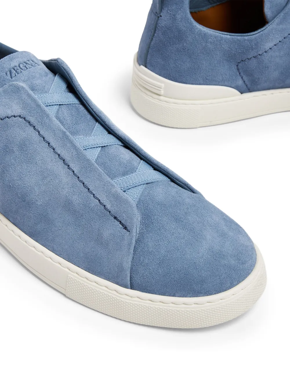 Zegna Sneakers met ronde neus Blauw