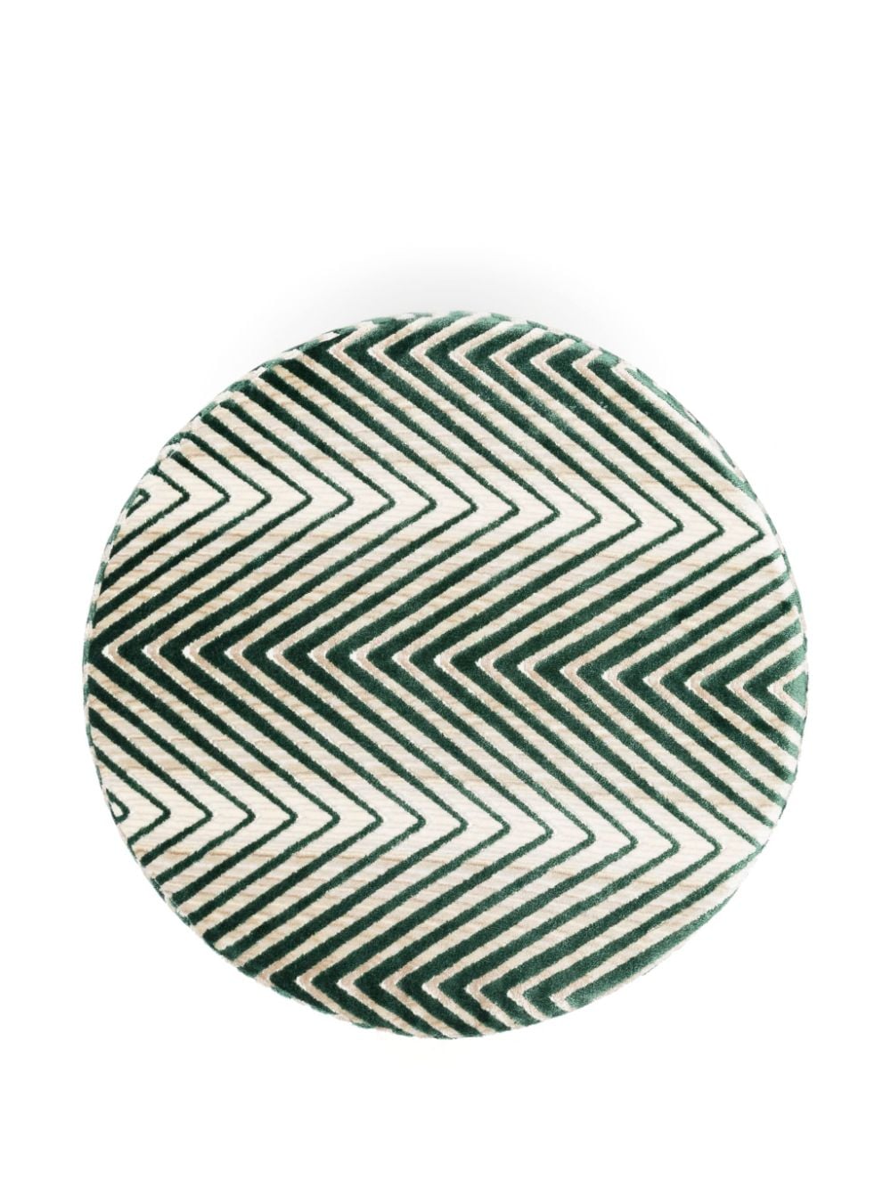 Missoni Home Katoenen poef (40x30) - Groen