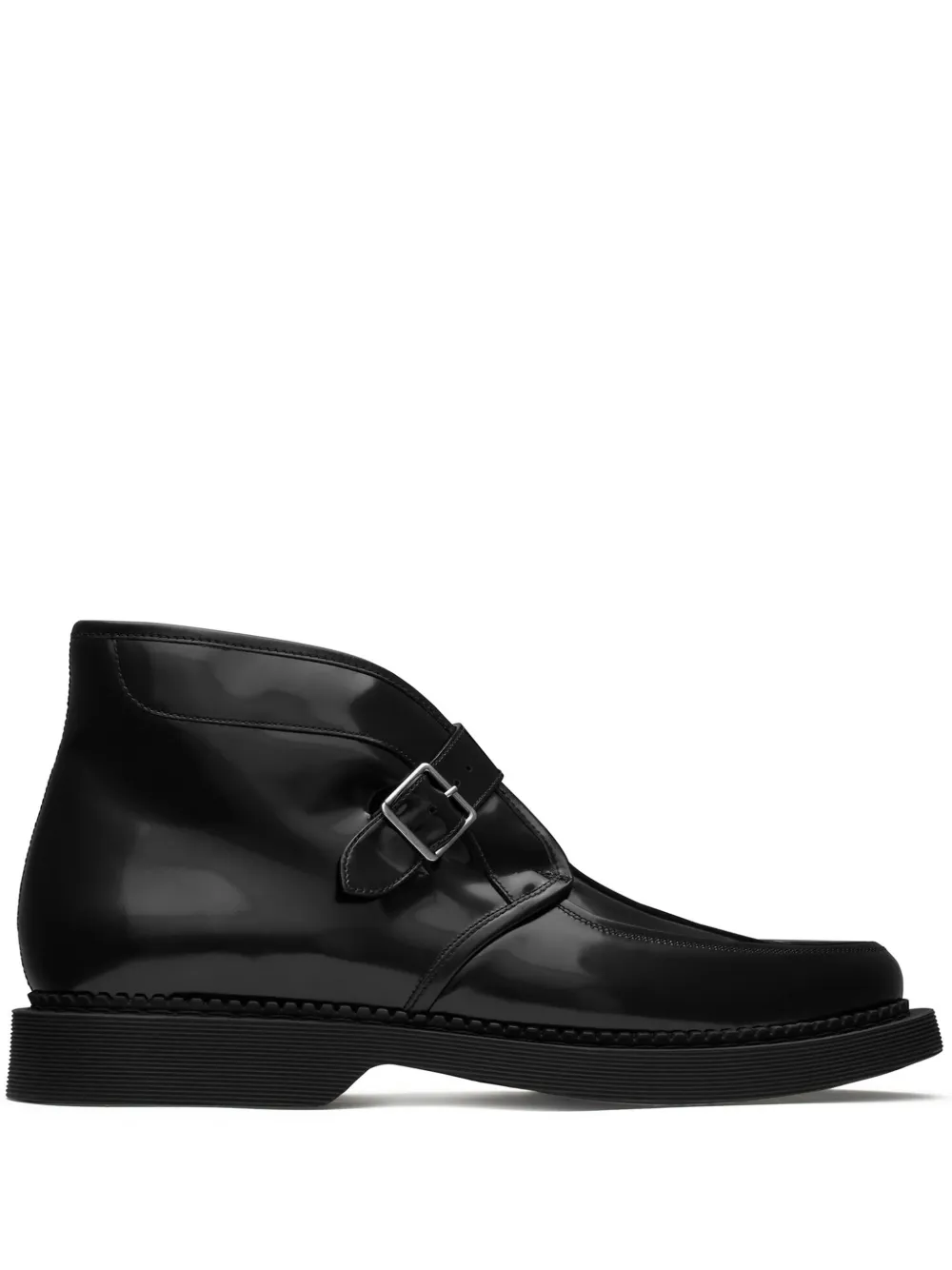 Teddy monk-strap ankle boots