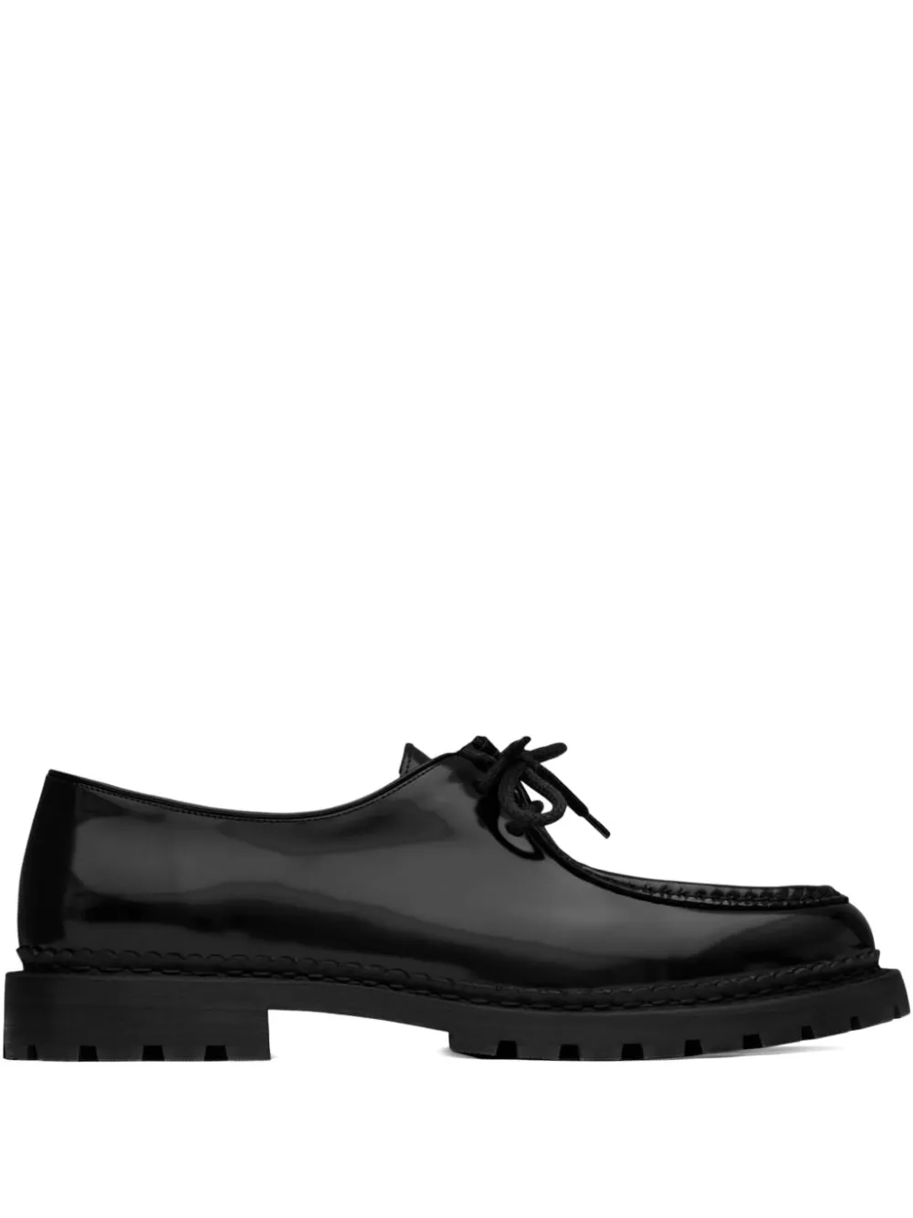 Saint Laurent Marbeuf panelled derby shoes | Black | Image 1