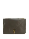 Saint Laurent Jamie geometric-panelled shoulder bag - Green