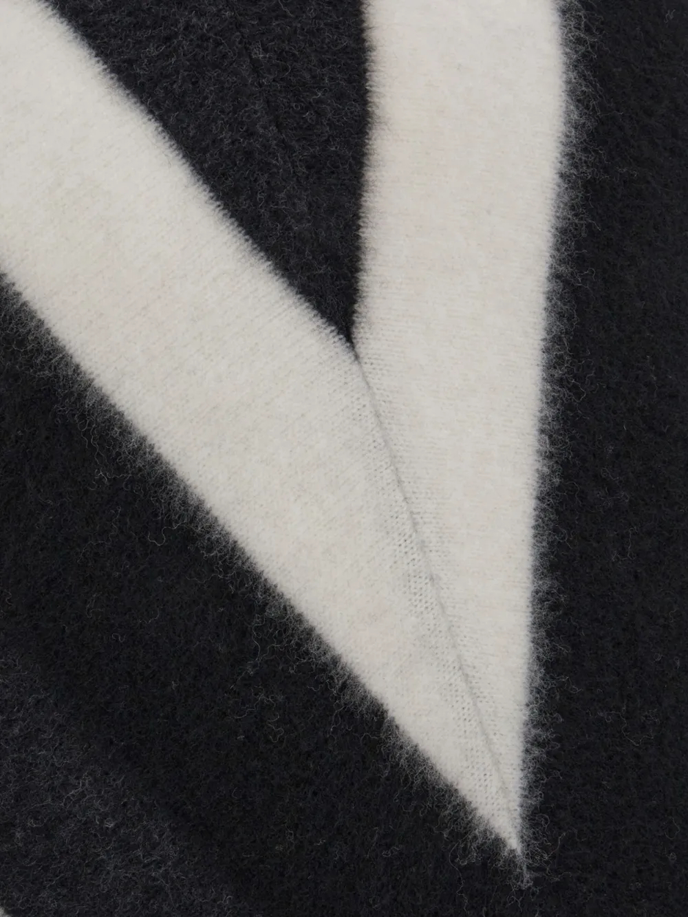 Saint Laurent Trui met grafische print Zwart
