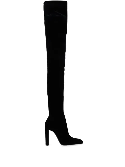 Saint Laurent Bota Drew com salto 105mm 