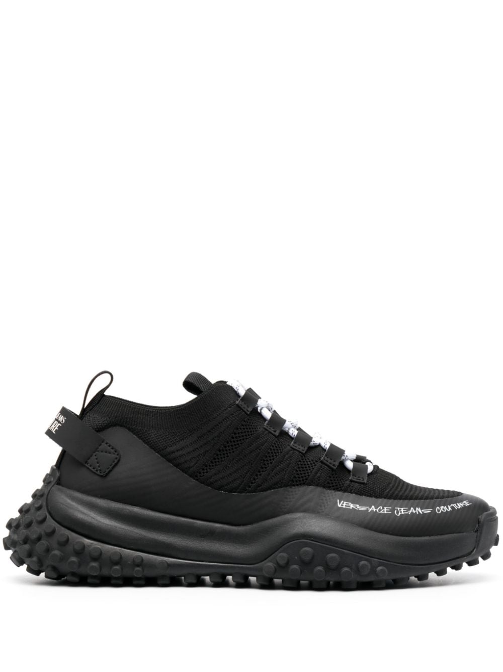 Versace Jeans Couture Panelled lace-up Sneakers - Farfetch