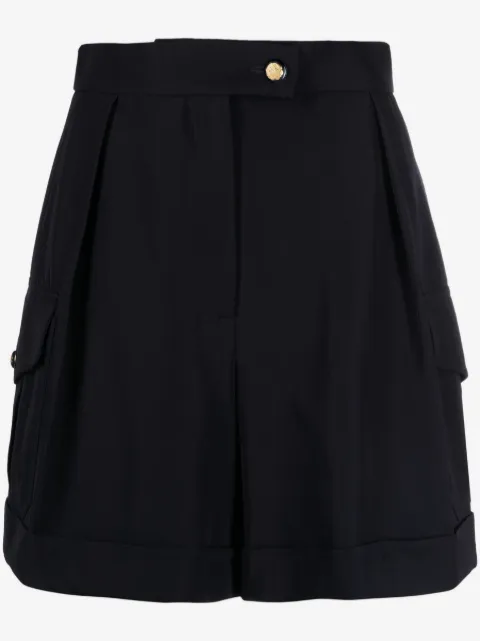 Alexander McQueen shorts cargo con tiro alto