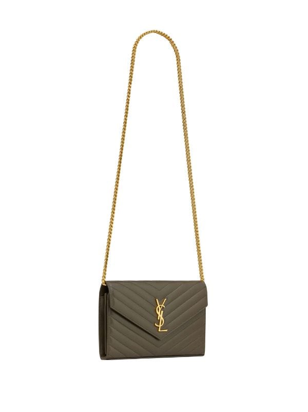 Saint Laurent Monogram Chain Wallet Crossbody Bag - Farfetch