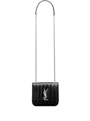 Saint Laurent Small Vicky Quilted Shoulder Bag Farfetch