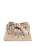 Loeffler Randall Rayne plissé-effect clutch bag - Gold