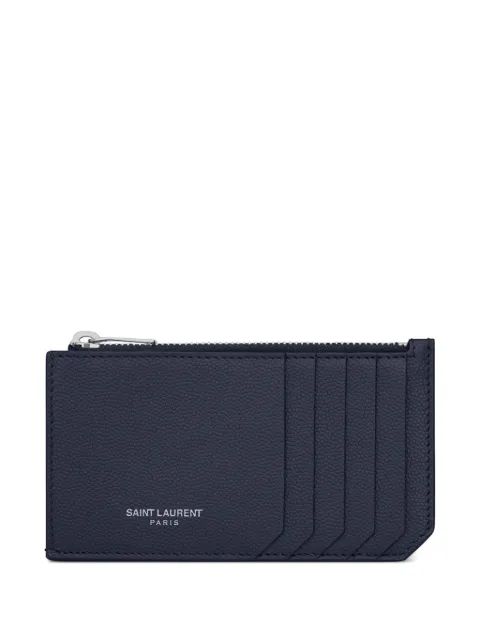 Saint Laurent Fragments zipped cardholder