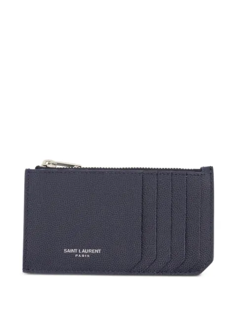 Saint Laurent Fragments zipped cardholder