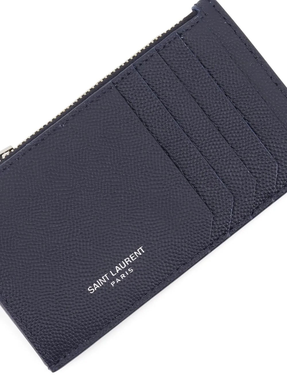 Saint Laurent Fragments pasjeshouder met rits Blauw
