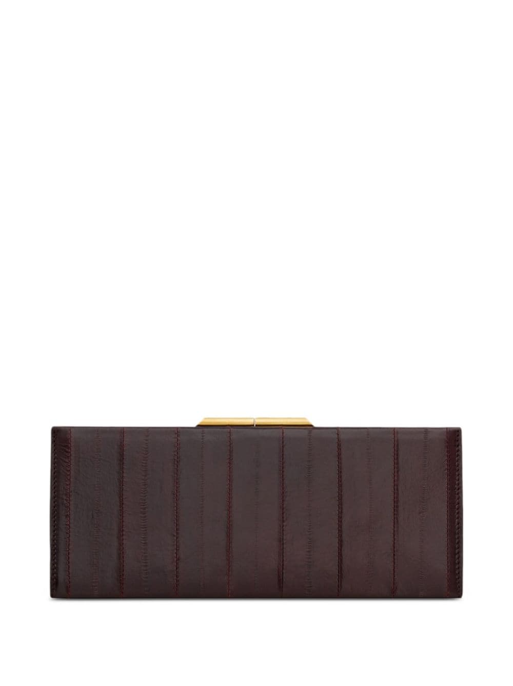 Saint Laurent Midnight leren clutch - Paars