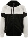 Saint Laurent two-tone hooded jacket - Black