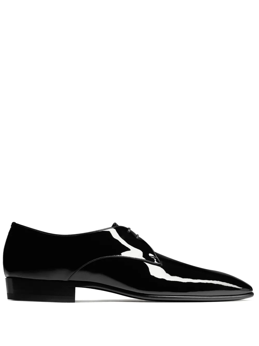 patent-finish leather loafers