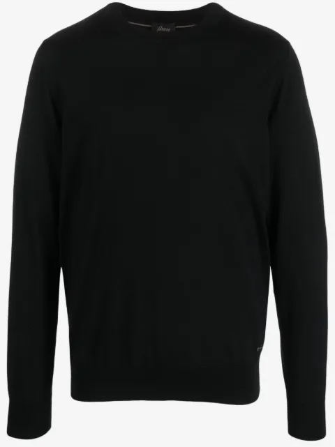 Brioni suéter de tejido fino