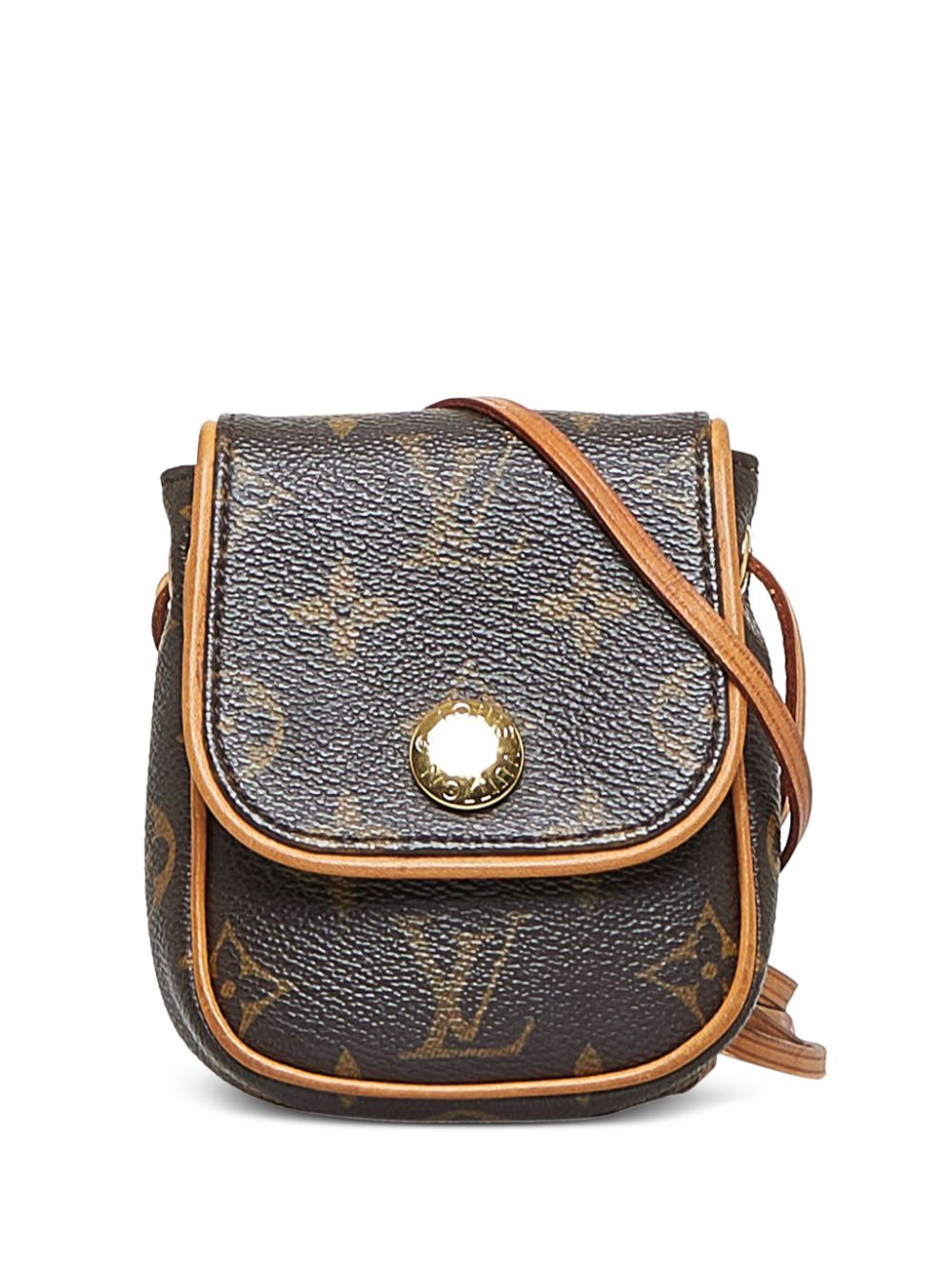 Louis Vuitton Cancun Brown Canvas Clutch Bag (Pre-Owned)