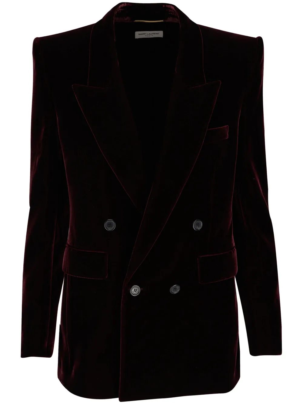 Saint Laurent blazer con solapas de pico | rojo | Image 1