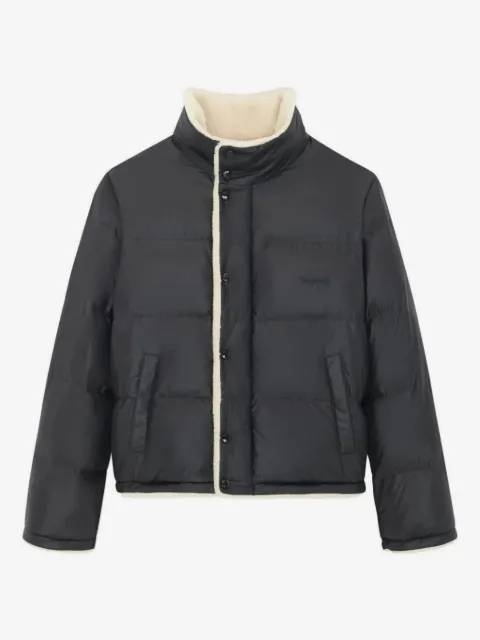 Saint Laurent puff down shearling-lined jacket