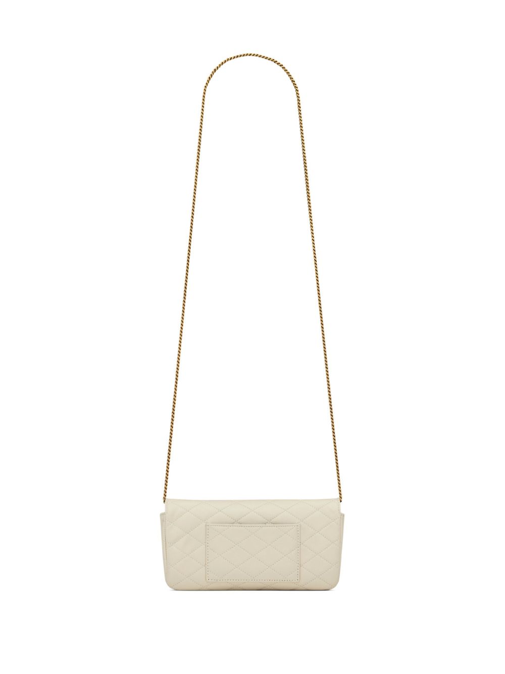 Saint Laurent Leren telefoonhoesje - Beige