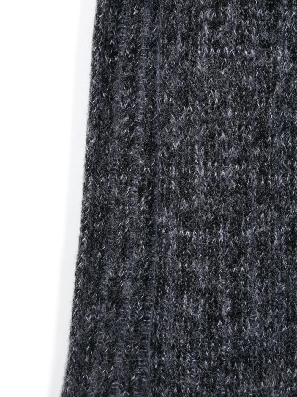 Saint Laurent Sjaal met logopatch Grijs