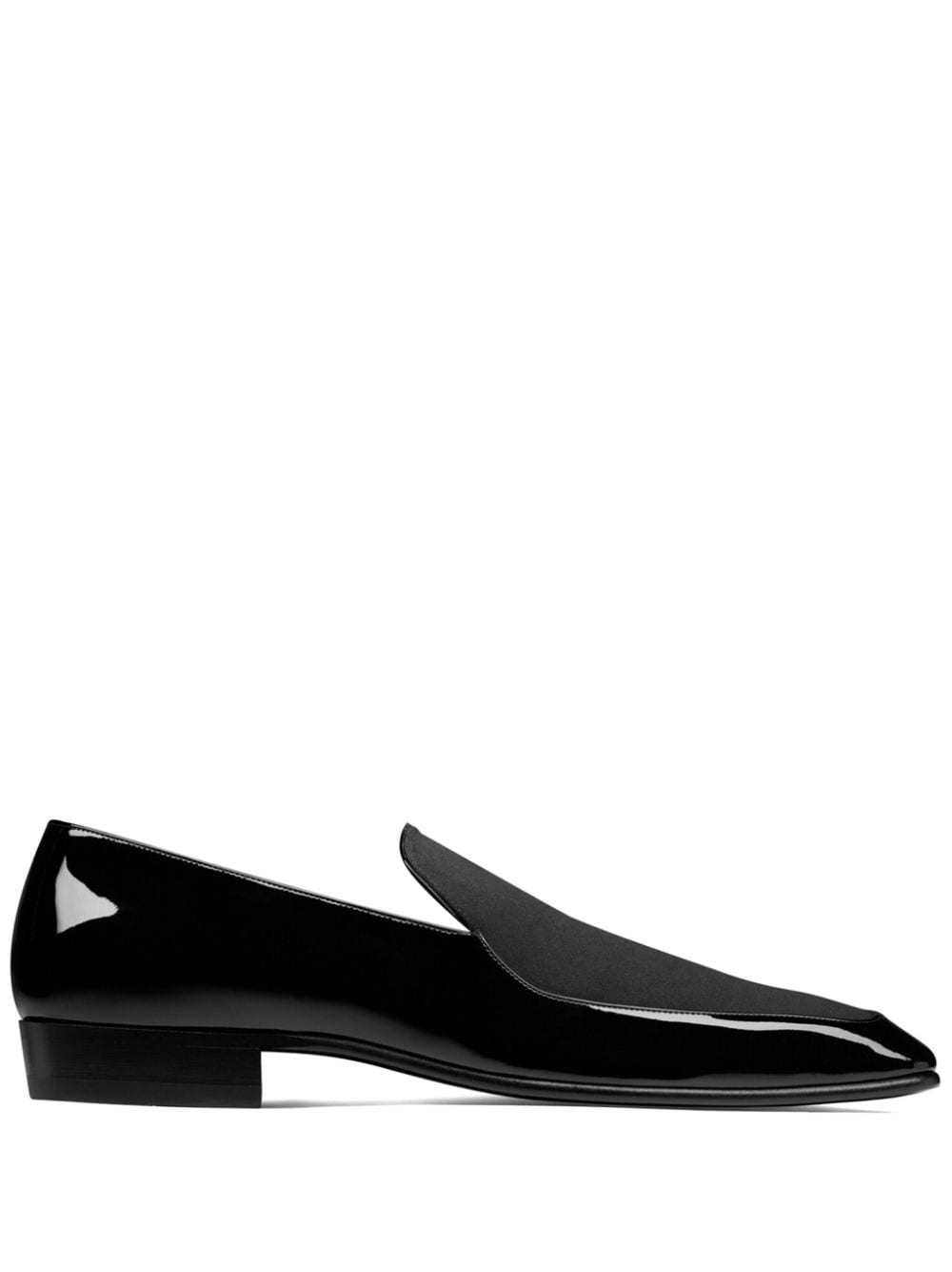 Saint Laurent Clown 20 Leather Loafers In Black