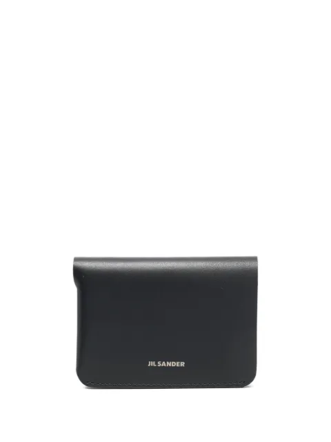 Jil Sander logo-print leather cardholder