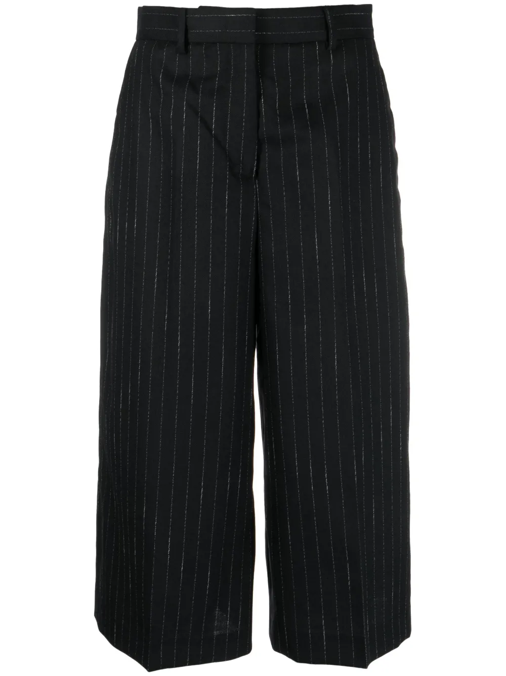 MSGM Culotte met krijtstreep Zwart