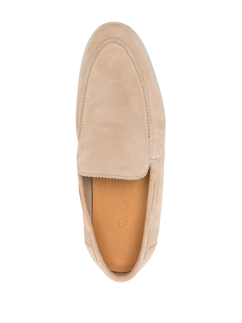 Aurélien suede yacht loafer Neutrals