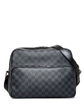 Louis Vuitton Sac Leoh Damier Graphite Messenger Bag