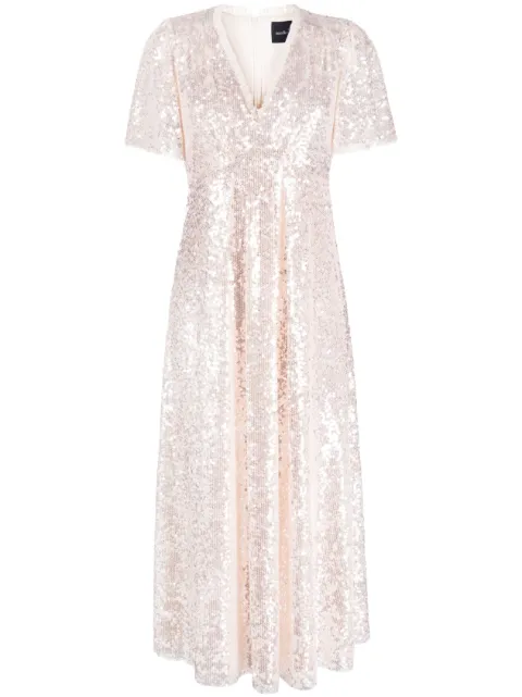 Needle & Thread Mila sequin-design long dress 