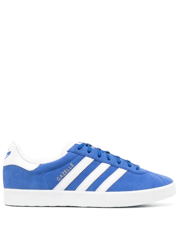 Bright blue adidas gazelles deals