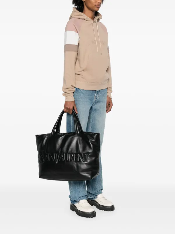 Saint laurent leather tote shop