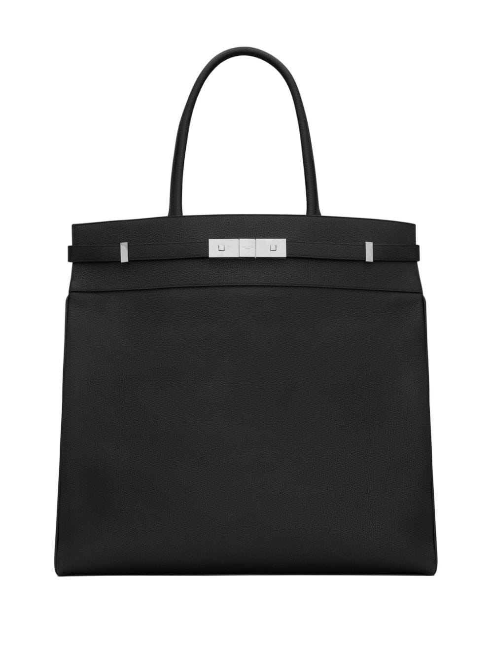 Saint Laurent Manhattan leren shopper Zwart