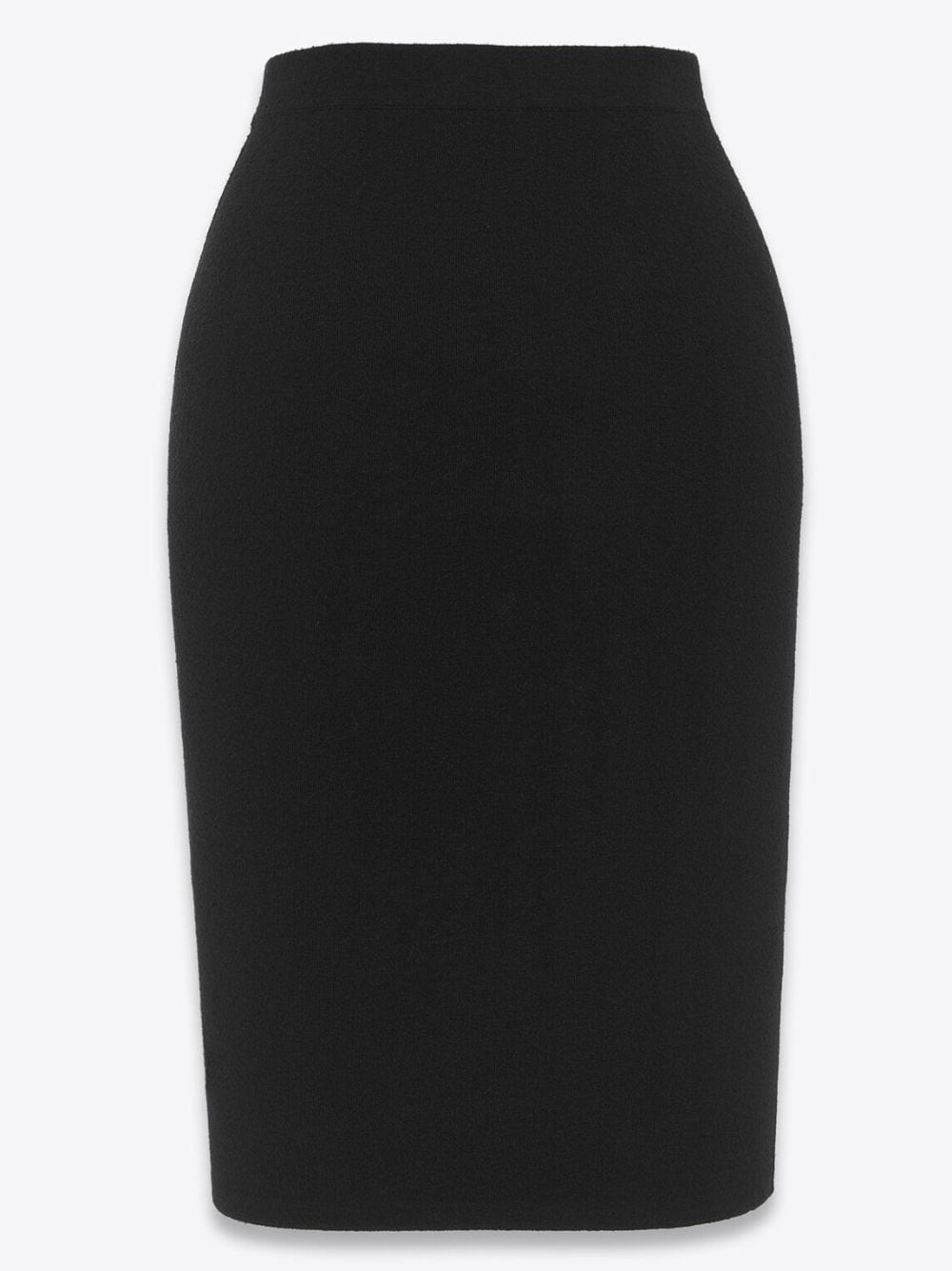 Saint Laurent elasticated-waistband pencil skirt - Zwart