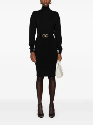 サンローラン シルクペンシルスカート ブラック Saint Laurent（サンローラン）ウィメンズ ペンシルスカート