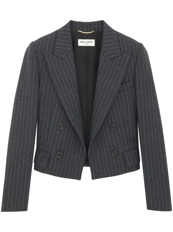 Saint Laurent Rive Gauche ストライプ ジャケット - Farfetch