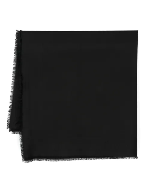 Saint Laurent logo-jacquard scarf