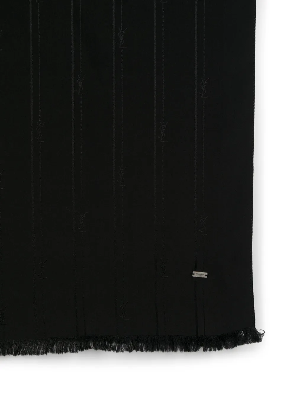 Saint Laurent Cassandre sjaal Zwart
