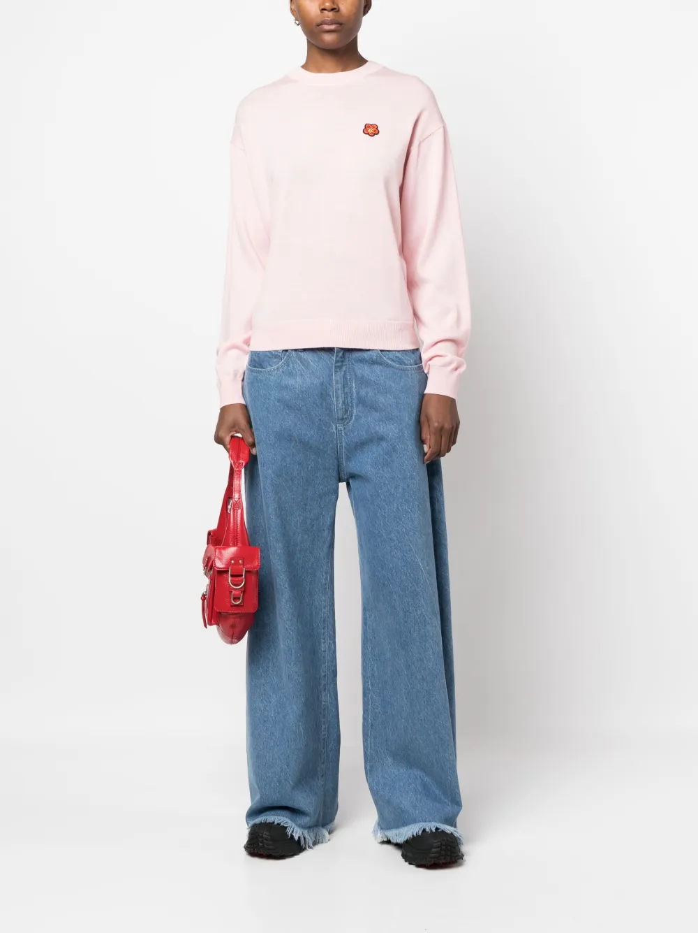 Kenzo Boke Flower wool jumper - Roze