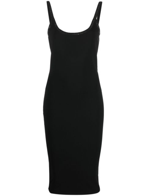 Alexander Wang crystal-embellished jersey dress Women