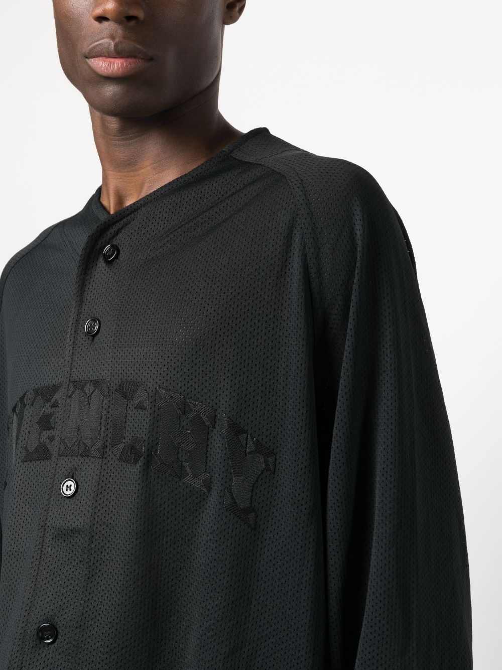 Givenchy Overhemd met logo-reliëf Zwart